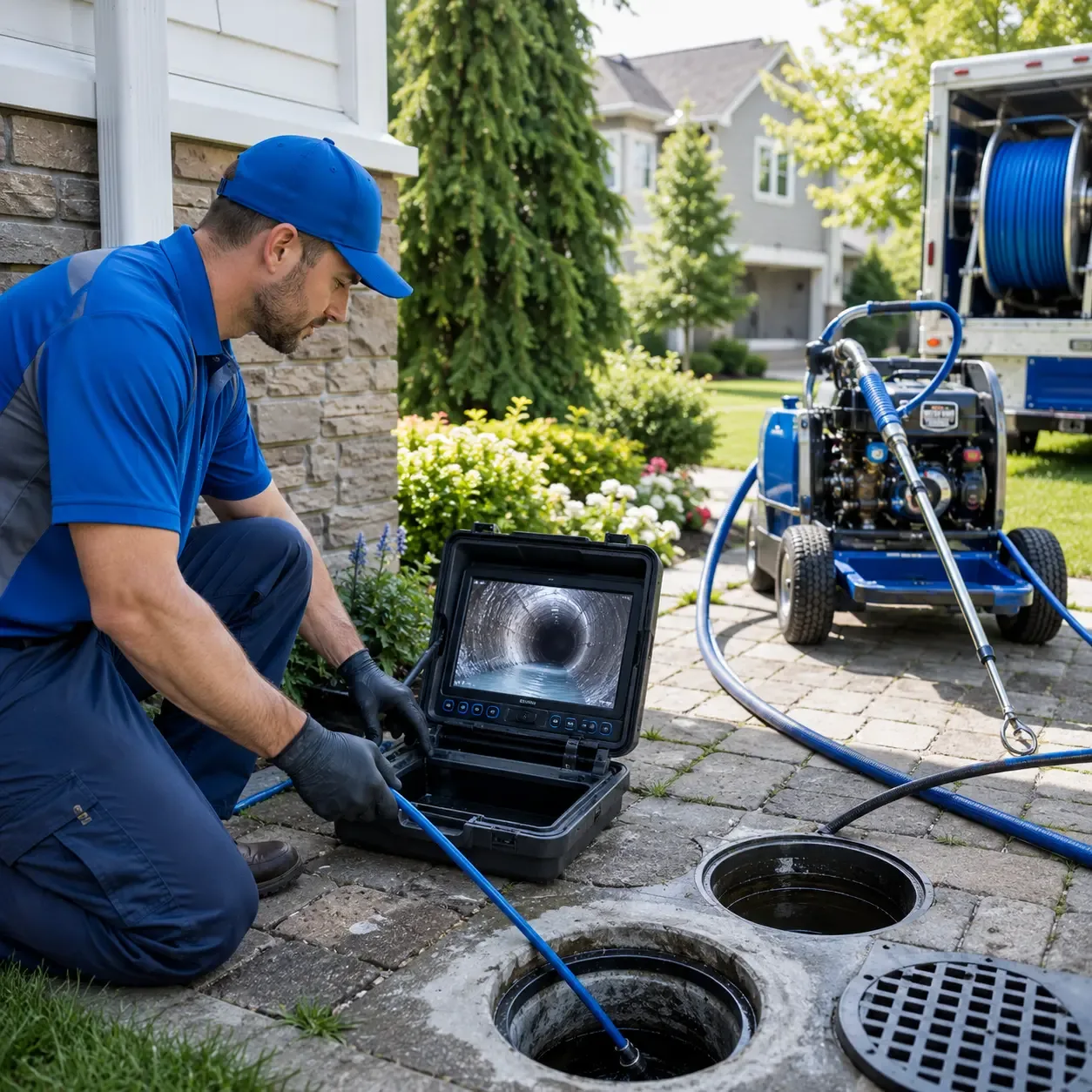 Outdoor drain cleaning professionals serving Burgin, KY